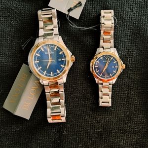 His & Hers Corporate Collection Bulova watch